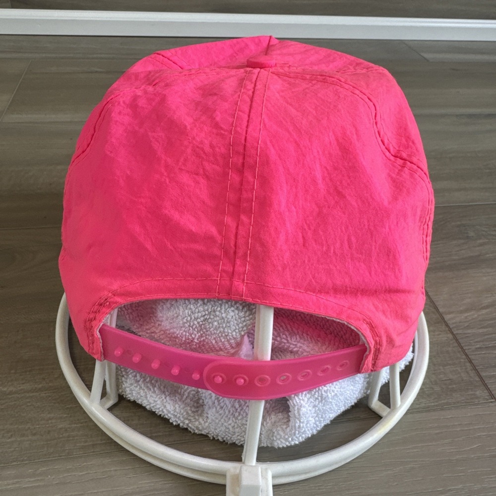 Vintage Doo Woo A-Doo Diner Neon Pink Rope Nylon Hat Made By Capital - Picture 5 of 9